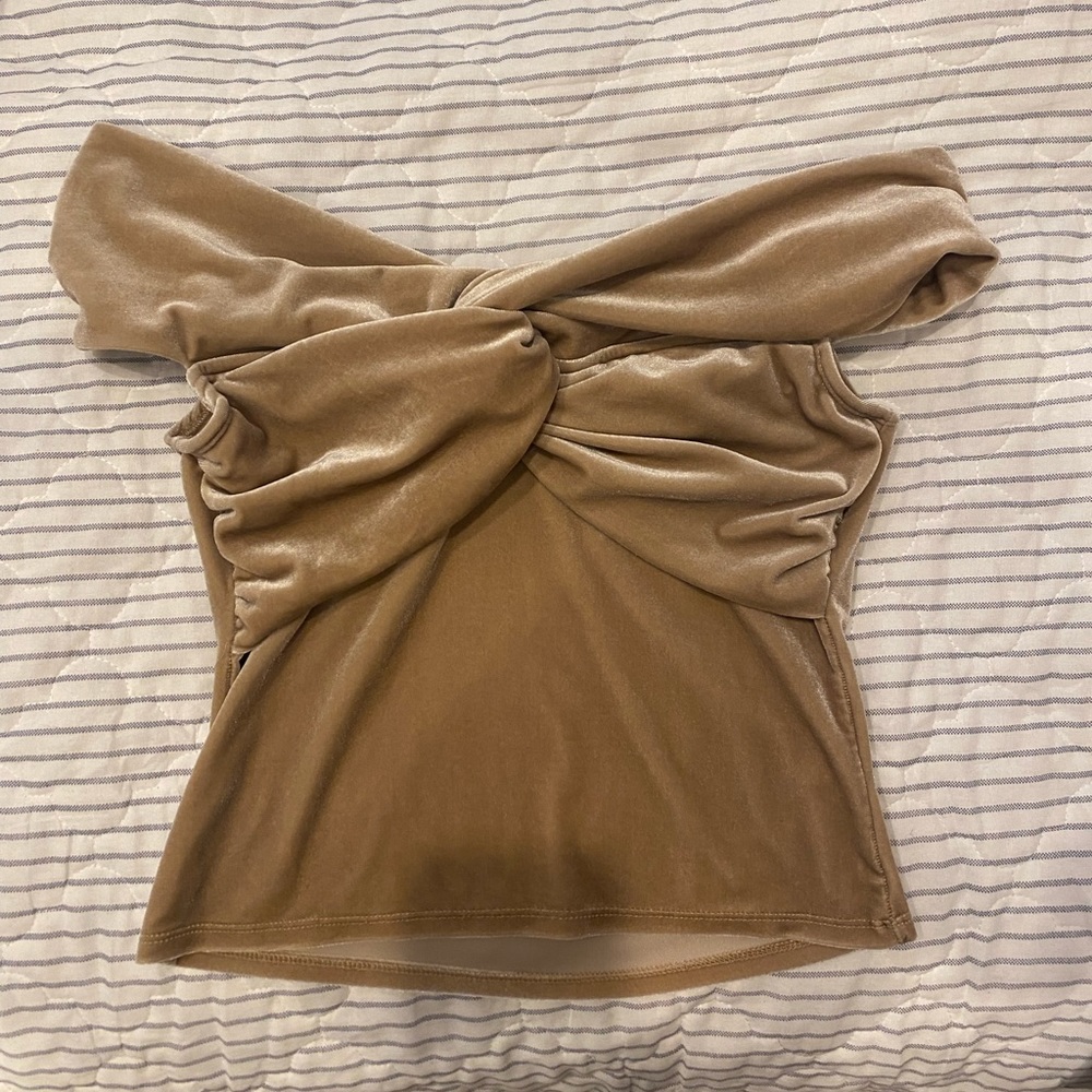 Reformation velvet top size small